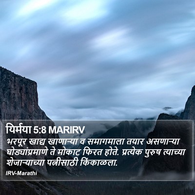 यिर्मया 5:8 MARIRV Bible Verse Image