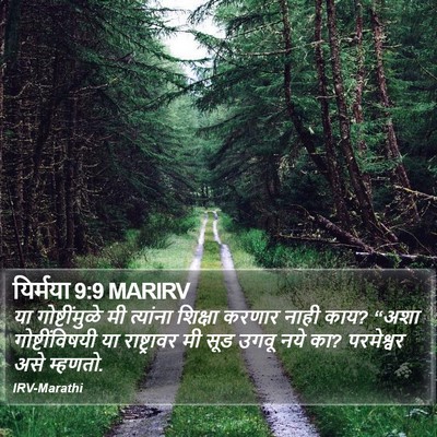यिर्मया 9:9 MARIRV Bible Verse Image