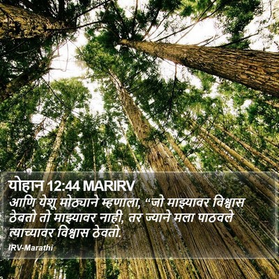 योहान 12:44 MARIRV Bible Verse Image