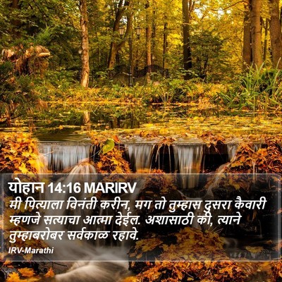 योहान 14:16 MARIRV Bible Verse Image