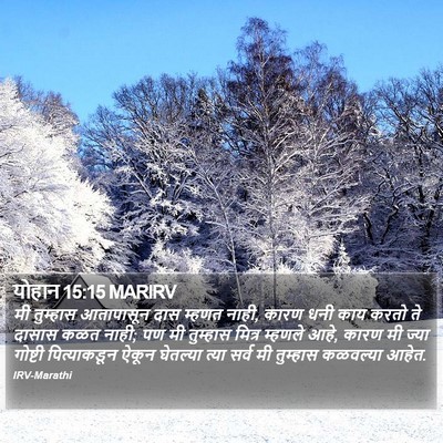 योहान 15:15 MARIRV Bible Verse Image