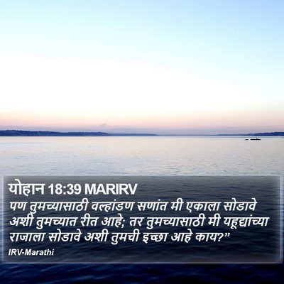 योहान 18:39 MARIRV Bible Verse Image