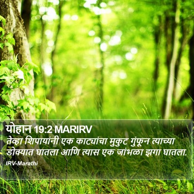 योहान 19:2 MARIRV Bible Verse Image