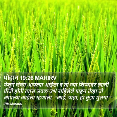योहान 19:26 MARIRV Bible Verse Image