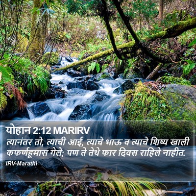 योहान 2:12 MARIRV Bible Verse Image