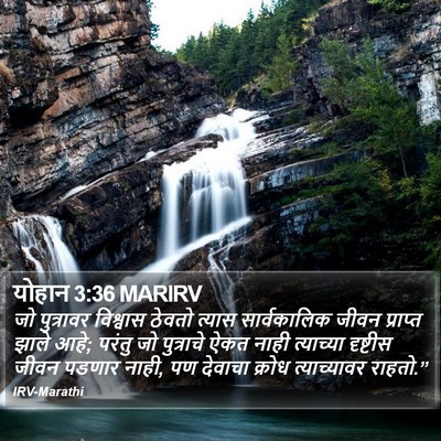 योहान 3:36 MARIRV Bible Verse Image