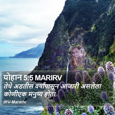योहान 5:5 MARIRV Bible Verse Image