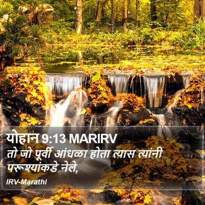 योहान 9:13 MARIRV Bible Verse Image