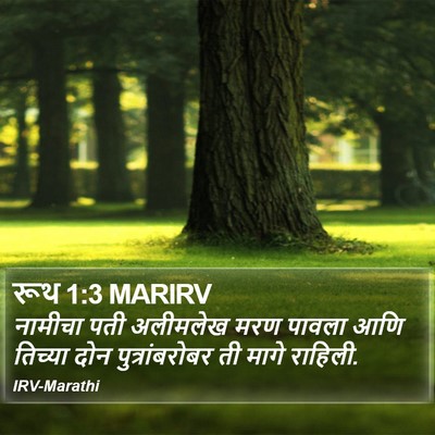 रूथ 1:3 MARIRV Bible Verse Image