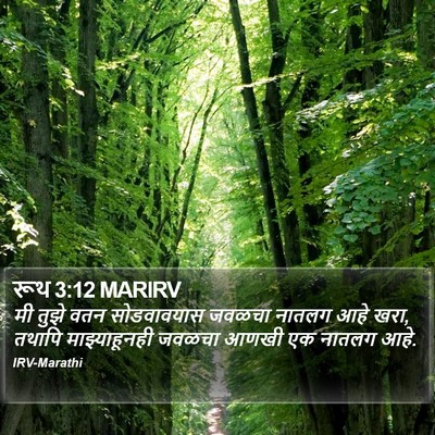 रूथ 3:12 MARIRV Bible Verse Image