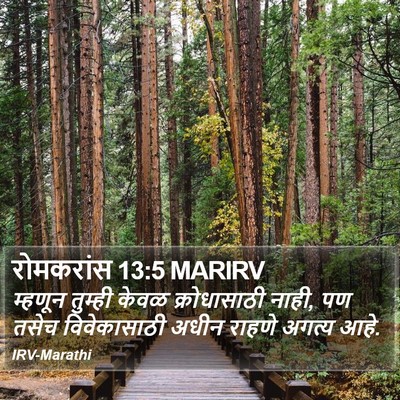 रोमकरांस 13:5 MARIRV Bible Verse Image