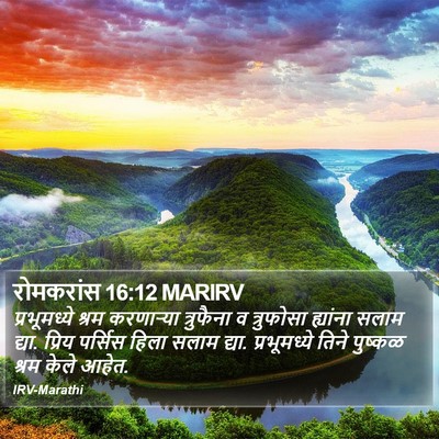 रोमकरांस 16:12 MARIRV Bible Verse Image