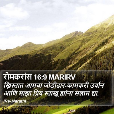 रोमकरांस 16:9 MARIRV Bible Verse Image