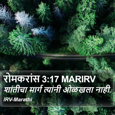 रोमकरांस 3:17 MARIRV Bible Verse Image
