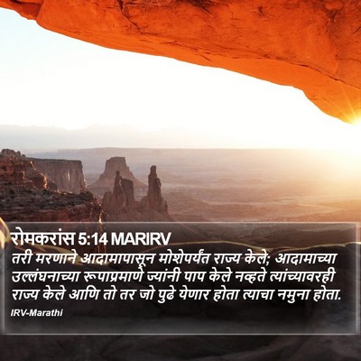 रोमकरांस 5:14 MARIRV Bible Verse Image