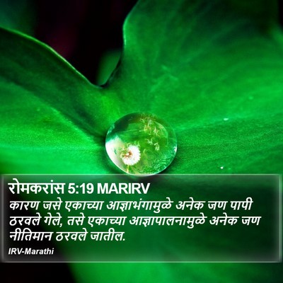 रोमकरांस 5:19 MARIRV Bible Verse Image