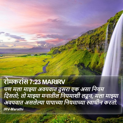 रोमकरांस 7:23 MARIRV Bible Verse Image