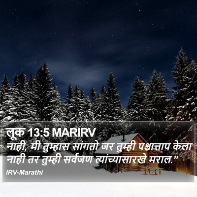 लूक 13:5 MARIRV Bible Verse Image