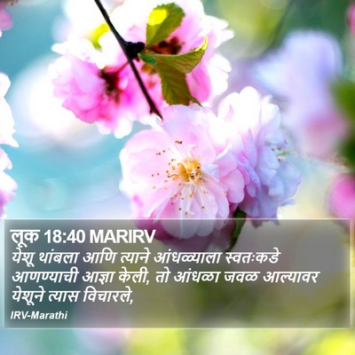 लूक 18:40 MARIRV Bible Verse Image