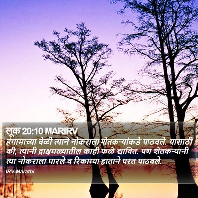लूक 20:10 MARIRV Bible Verse Image