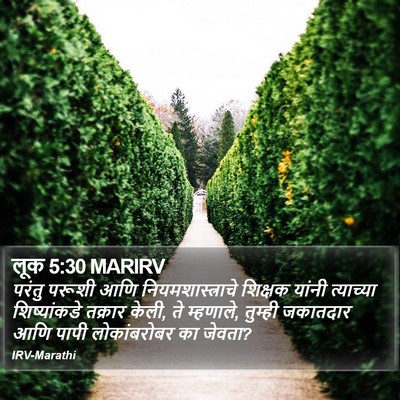 लूक 5:30 MARIRV Bible Verse Image
