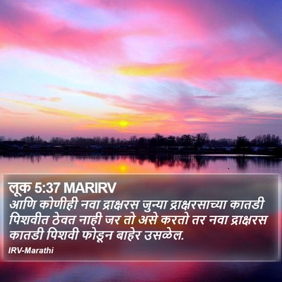 लूक 5:37 MARIRV Bible Verse Image