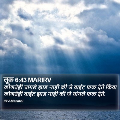 लूक 6:43 MARIRV Bible Verse Image