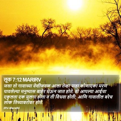 लूक 7:12 MARIRV Bible Verse Image