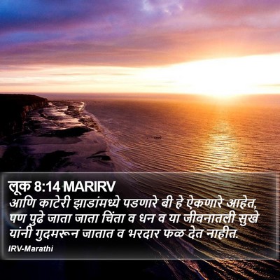 लूक 8:14 MARIRV Bible Verse Image