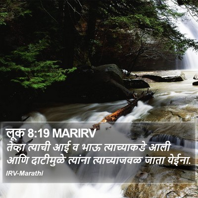 लूक 8:19 MARIRV Bible Verse Image