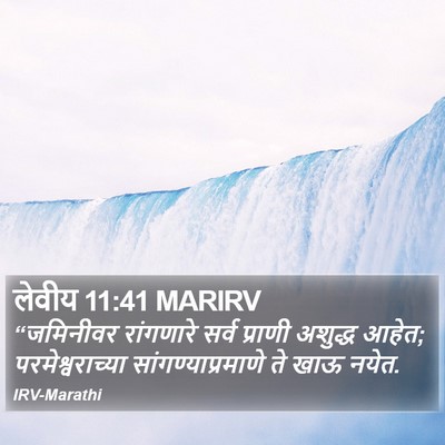लेवीय 11:41 MARIRV Bible Verse Image