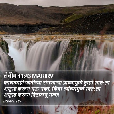 लेवीय 11:43 MARIRV Bible Verse Image