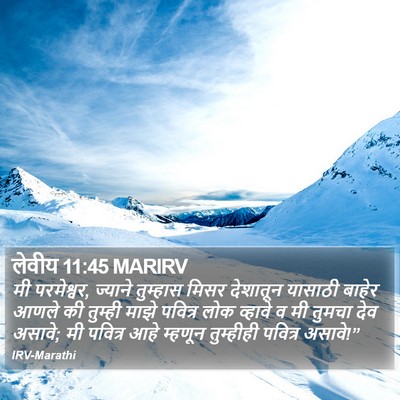 लेवीय 11:45 MARIRV Bible Verse Image