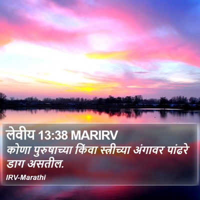 लेवीय 13:38 MARIRV Bible Verse Image