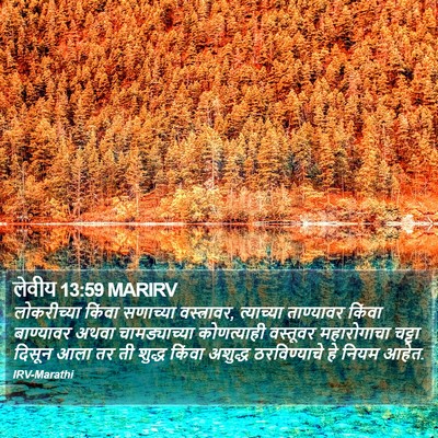 लेवीय 13:59 MARIRV Bible Verse Image