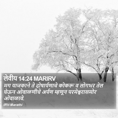 लेवीय 14:24 MARIRV Bible Verse Image