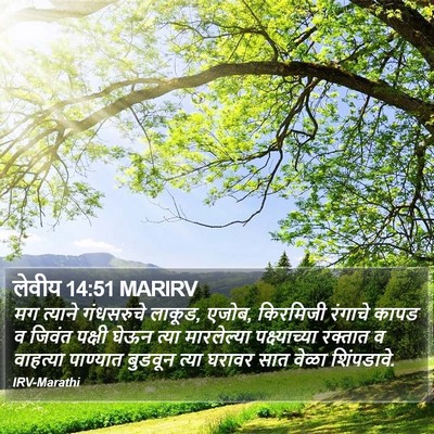 लेवीय 14:51 MARIRV Bible Verse Image