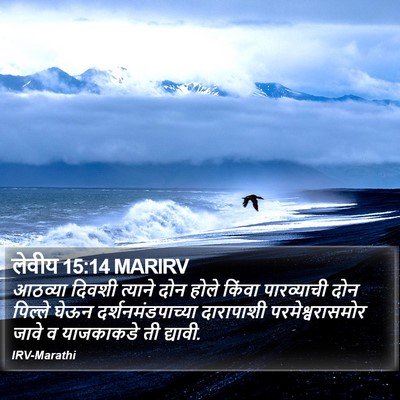 लेवीय 15:14 MARIRV Bible Verse Image
