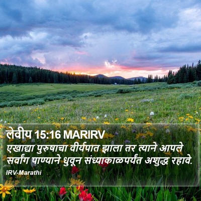 लेवीय 15:16 MARIRV Bible Verse Image