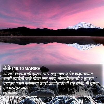 लेवीय 19:10 MARIRV Bible Verse Image