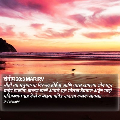 लेवीय 20:3 MARIRV Bible Verse Image