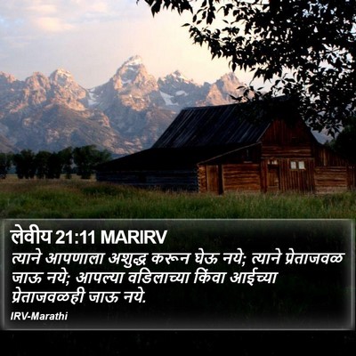 लेवीय 21:11 MARIRV Bible Verse Image
