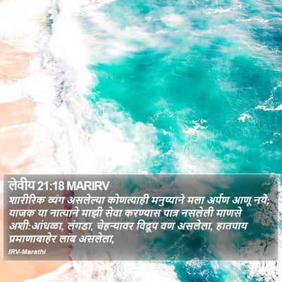 लेवीय 21:18 MARIRV Bible Verse Image