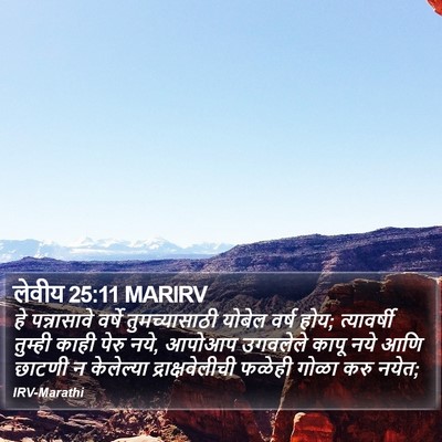 लेवीय 25:11 MARIRV Bible Verse Image