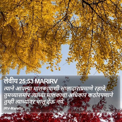 लेवीय 25:53 MARIRV Bible Verse Image