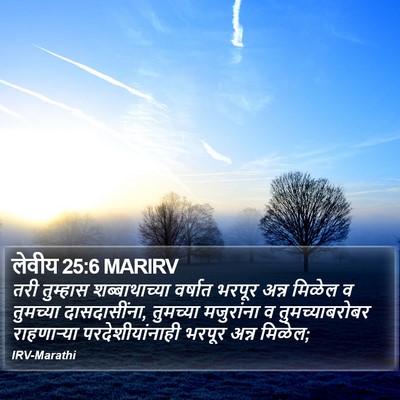लेवीय 25:6 MARIRV Bible Verse Image
