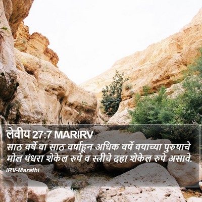 लेवीय 27:7 MARIRV Bible Verse Image