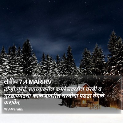 लेवीय 7:4 MARIRV Bible Verse Image