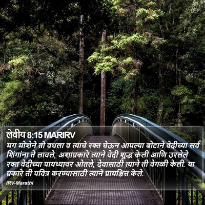लेवीय 8:15 MARIRV Bible Verse Image