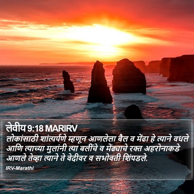 लेवीय 9:18 MARIRV Bible Verse Image